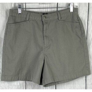 Vintage Dockers Size 10 Top Pocket Khakis Green Shorts with Front Pockets